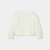 米白開襟毛衣