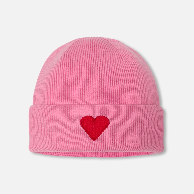 愛心針織毛帽