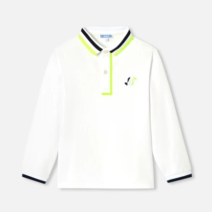 長袖JP標誌 Polo 衫