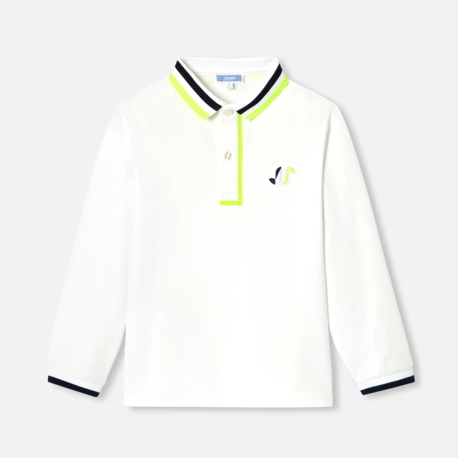 長袖JP標誌 Polo 衫