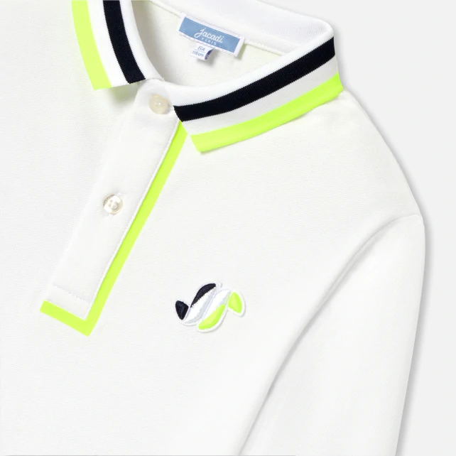 長袖JP標誌 Polo 衫