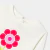 植絨花卉長袖T恤