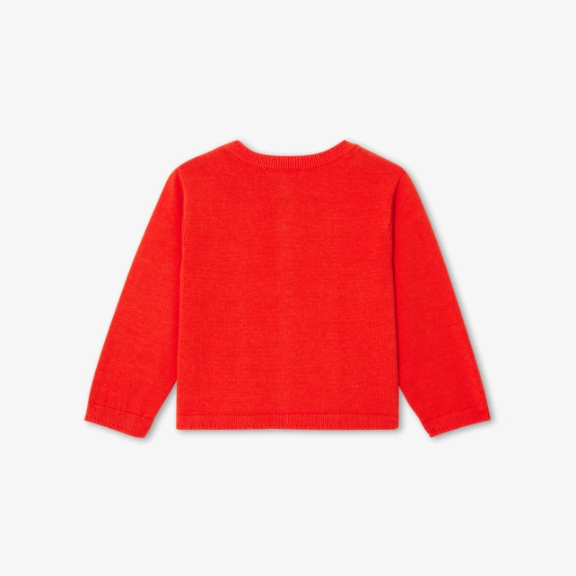 女寶寶平紋針織外套