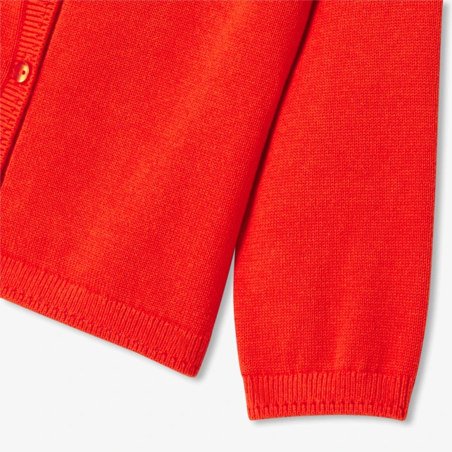 女寶寶平紋針織外套