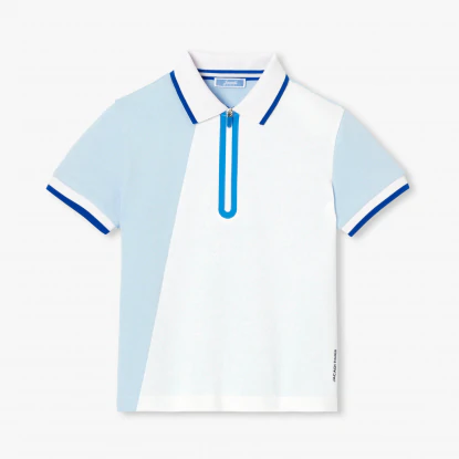 男童棉質珠地布Polo衫
