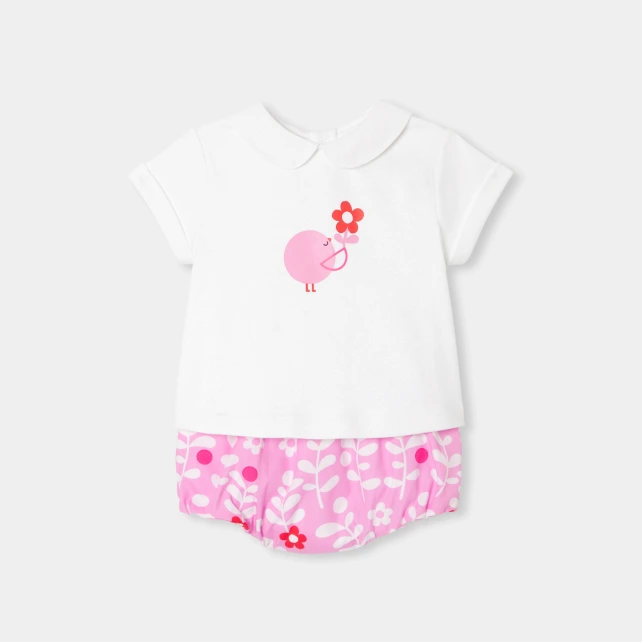 嬰兒花卉印花套裝