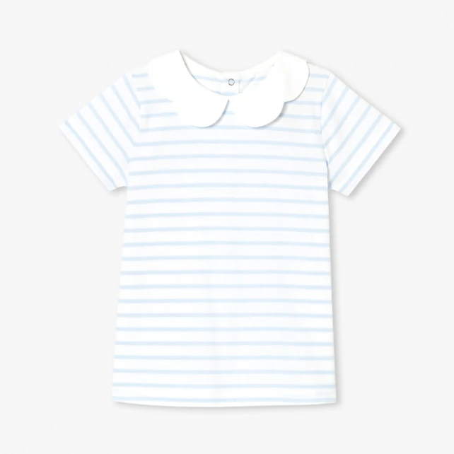 女童條紋Polo衫