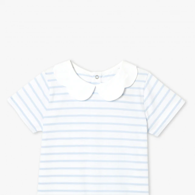 女童條紋Polo衫
