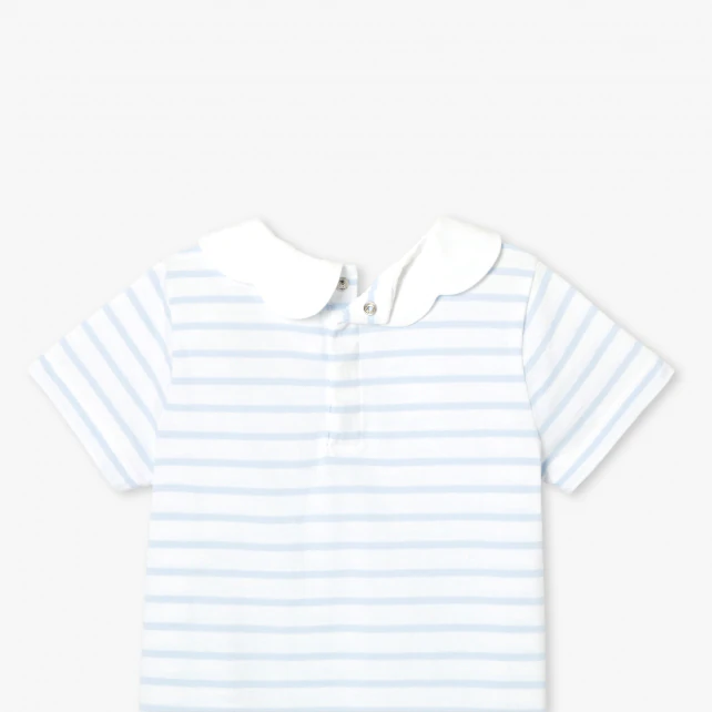 女童條紋Polo衫
