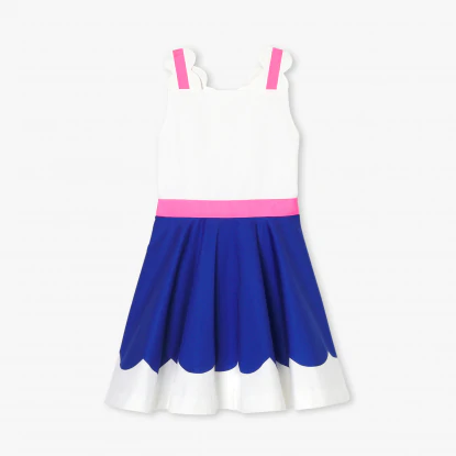 女童別緻肩帶禮服洋裝