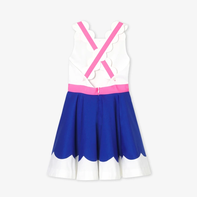 女童別緻肩帶禮服洋裝