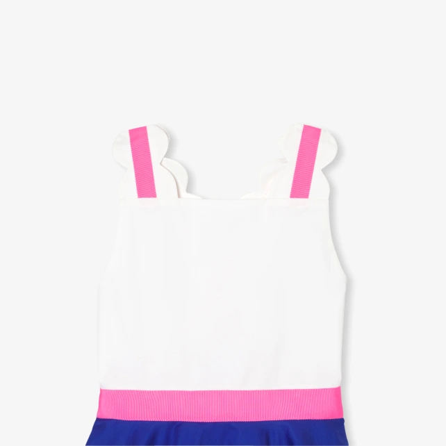 女童別緻肩帶禮服洋裝