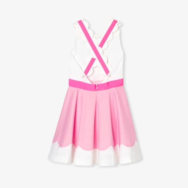 女童別緻肩帶禮服洋裝