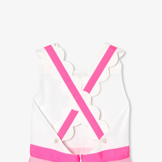 女童別緻肩帶禮服洋裝