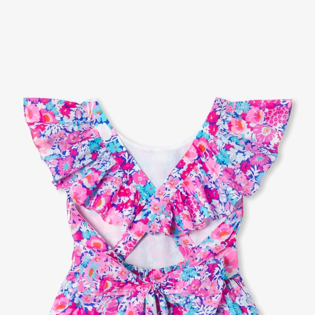 女童Liberty荷葉肩帶洋裝