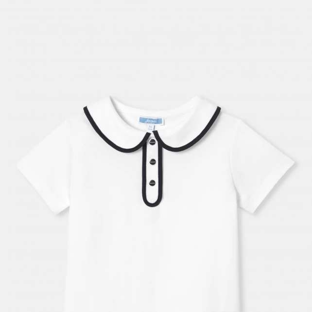 女童經典滾邊Polo衫