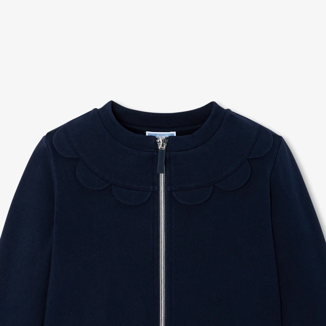 女童刷毛開襟外套