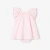 嬰兒亞麻胸繡洋裝