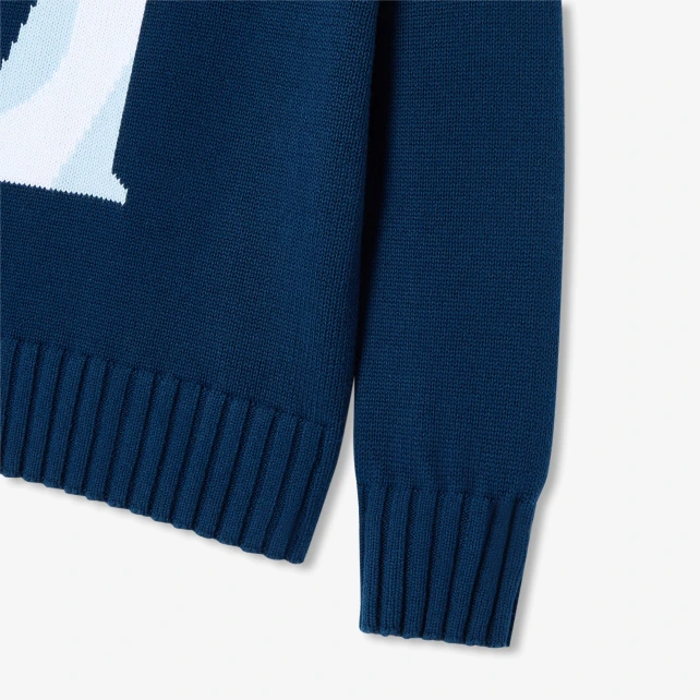 男童棉質平紋針織衫