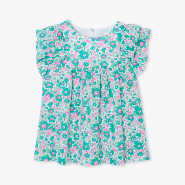 女童Liberty印花上衣