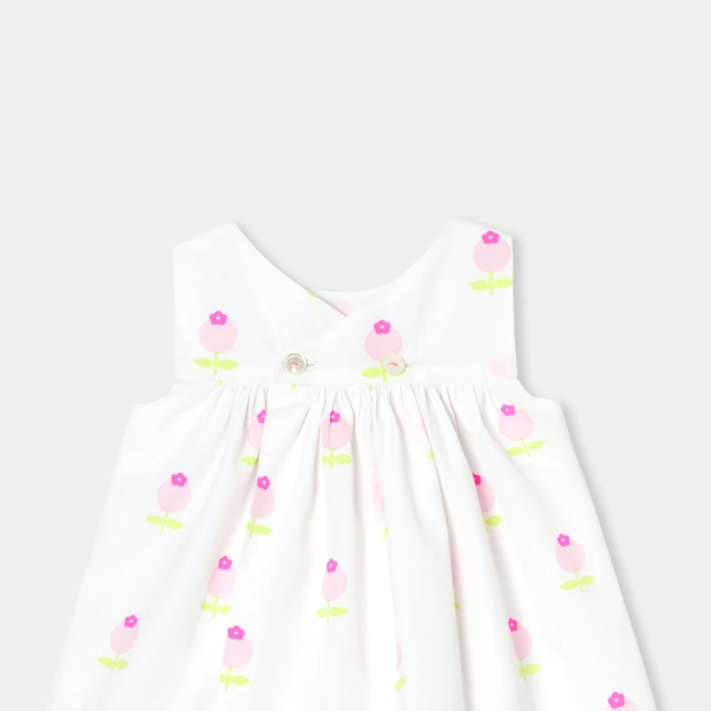 嬰兒花卉印花洋裝