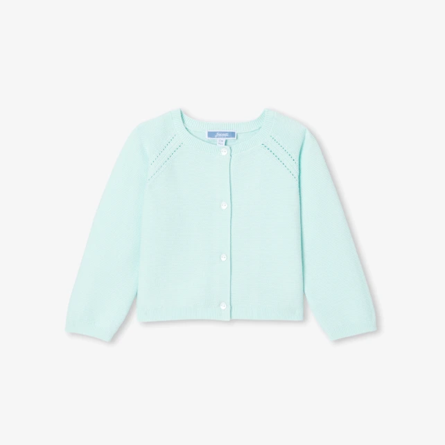 女寶寶開襟線衫