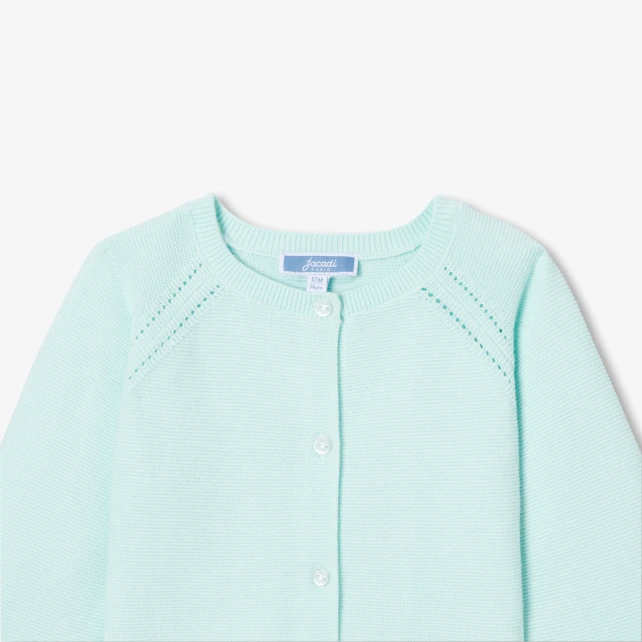 女寶寶開襟線衫