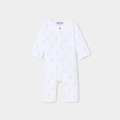 嬰兒花朵印花連身裝