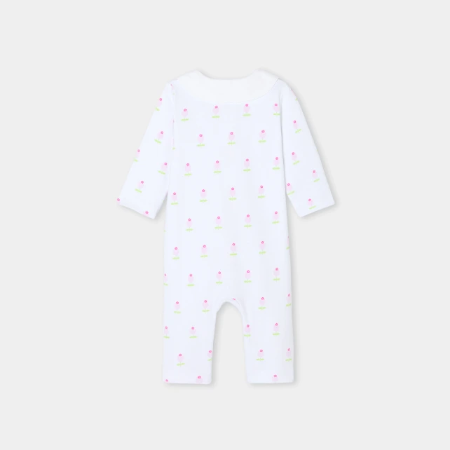 嬰兒花朵印花連身裝