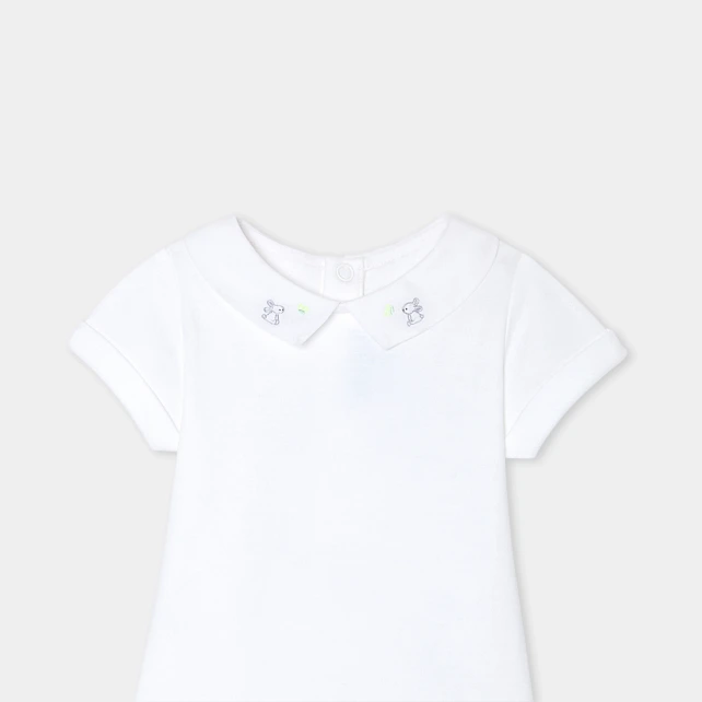 嬰兒短袖連身衣