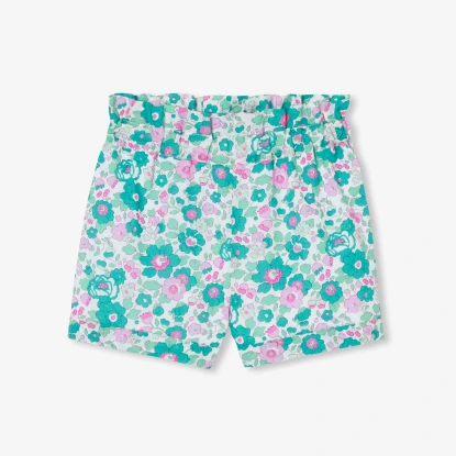 女寶寶Liberty印花短褲