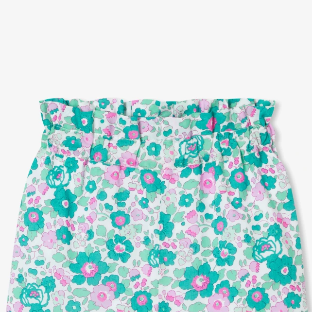 女寶寶Liberty印花短褲