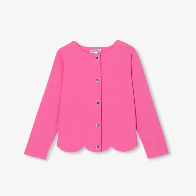 女童刷毛針織外套