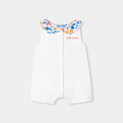 嬰兒Liberty領片連身裝