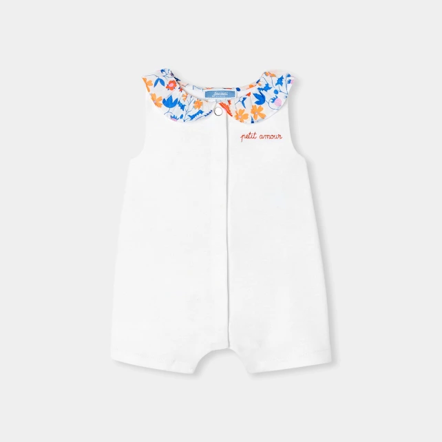 嬰兒Liberty領片連身裝