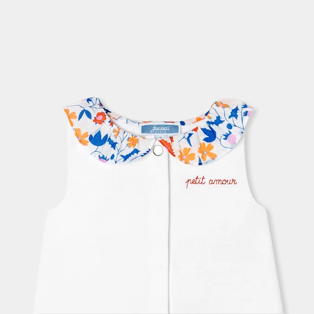 嬰兒Liberty領片連身裝