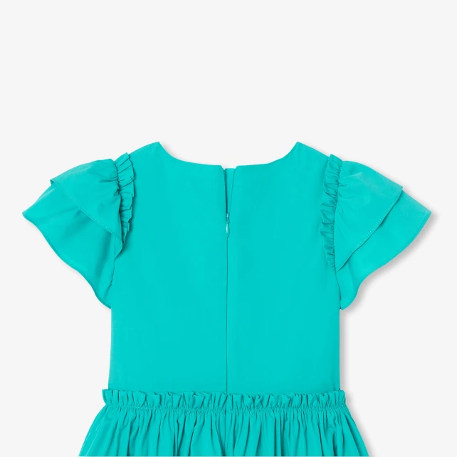 女童棉質府綢洋裝