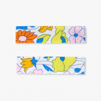 女童 Liberty花布髮夾組