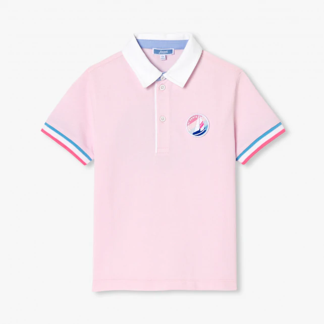男童船徽圖案Polo 衫