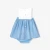 嬰兒條紋府綢洋裝