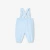 嬰兒天鵝絨吊帶褲
