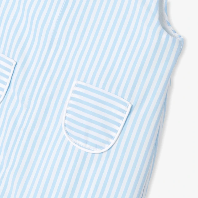 嬰兒條紋鋪棉連身裝