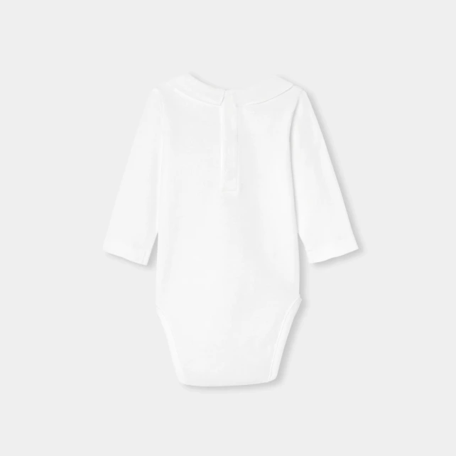 泰迪熊繡花領連身衣