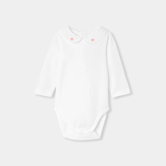 花領刺繡連身衣