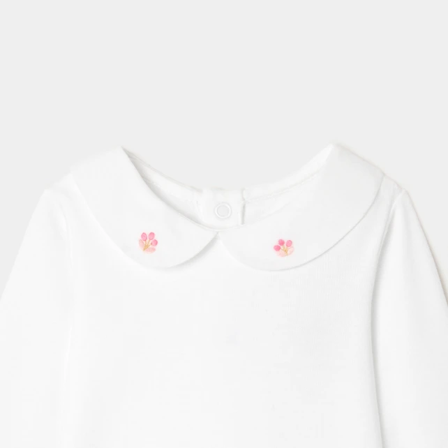 花領刺繡連身衣