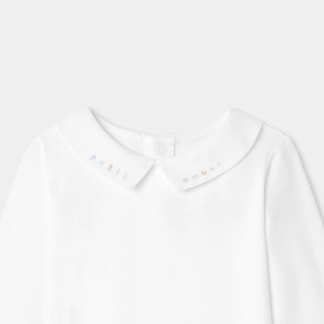 領片刺繡連身衣