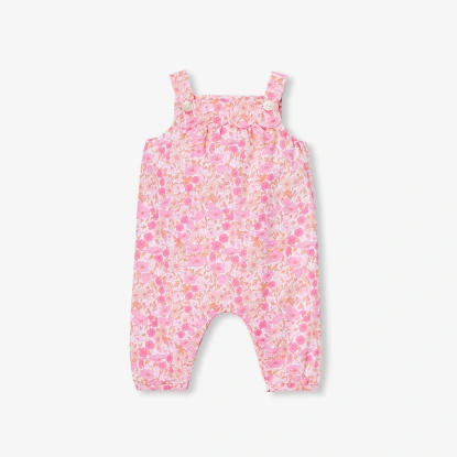 Liberty鋪棉吊帶褲