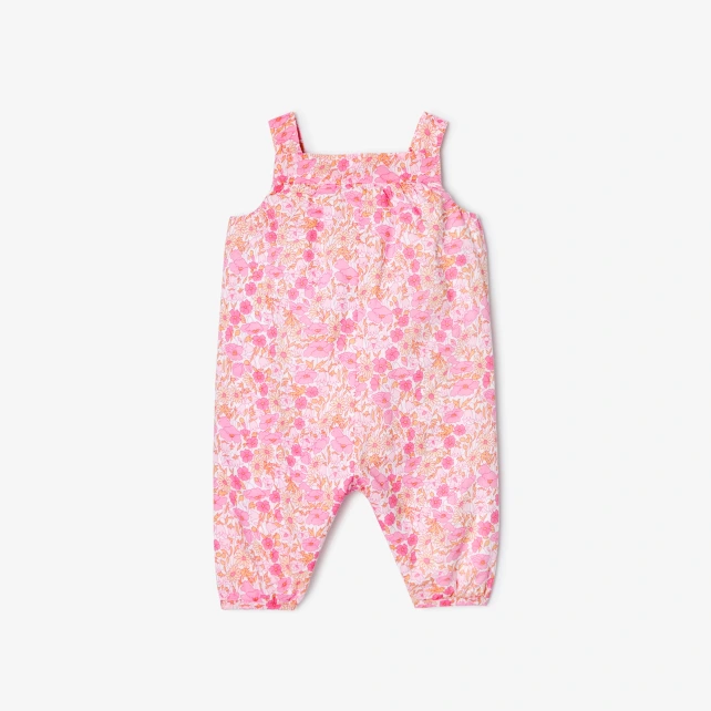 Liberty鋪棉吊帶褲