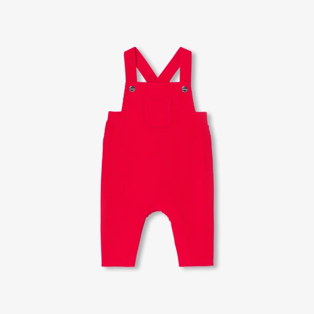 鋪棉天鵝絨吊帶褲