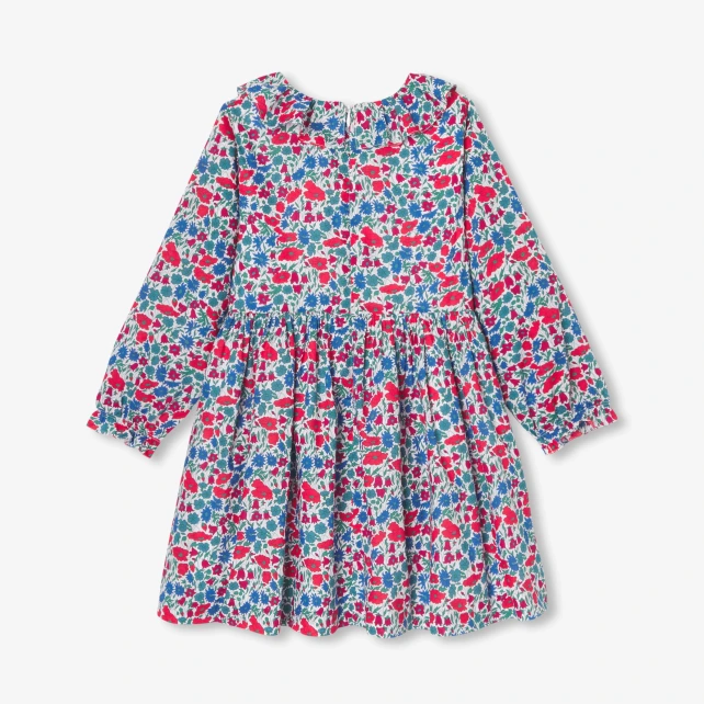 Liberty荷葉領洋裝